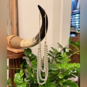 Banana Republic Gold Bead Layered Elegant Necklace